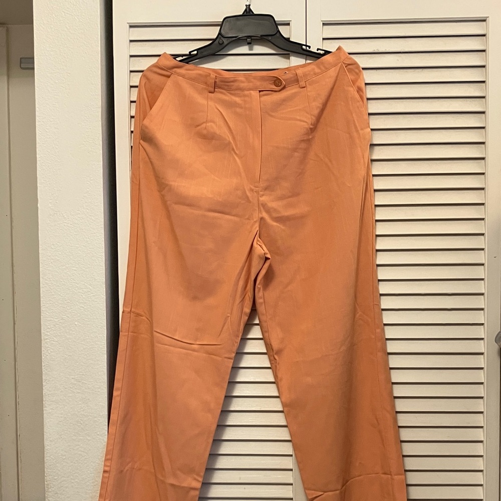 Sag Harbor Orange Flannel Pants